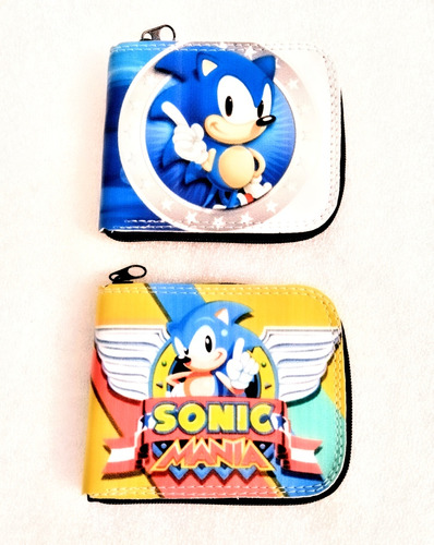 Carteira Para Crianças Sonic Mania 2 Peças Meninos